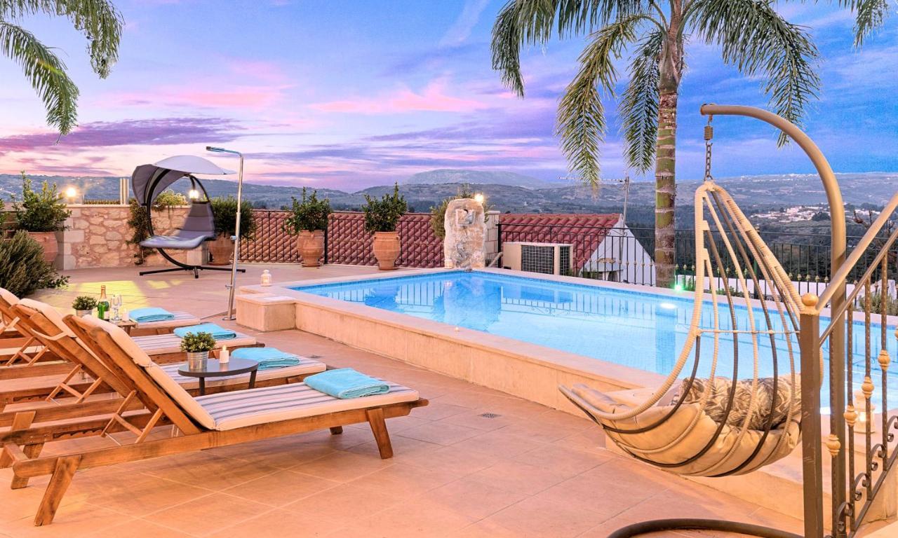 Steve Kois Villa Heated Pool Chania  Exterior photo