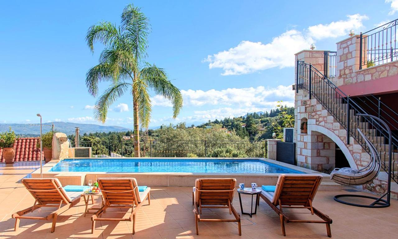 Steve Kois Villa Heated Pool Chania  Exterior photo