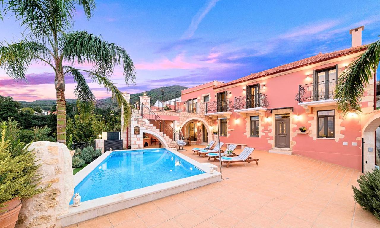 Steve Kois Villa Heated Pool Chania  Exterior photo