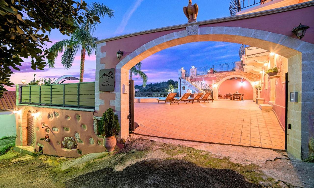 Steve Kois Villa Heated Pool Chania  Exterior photo