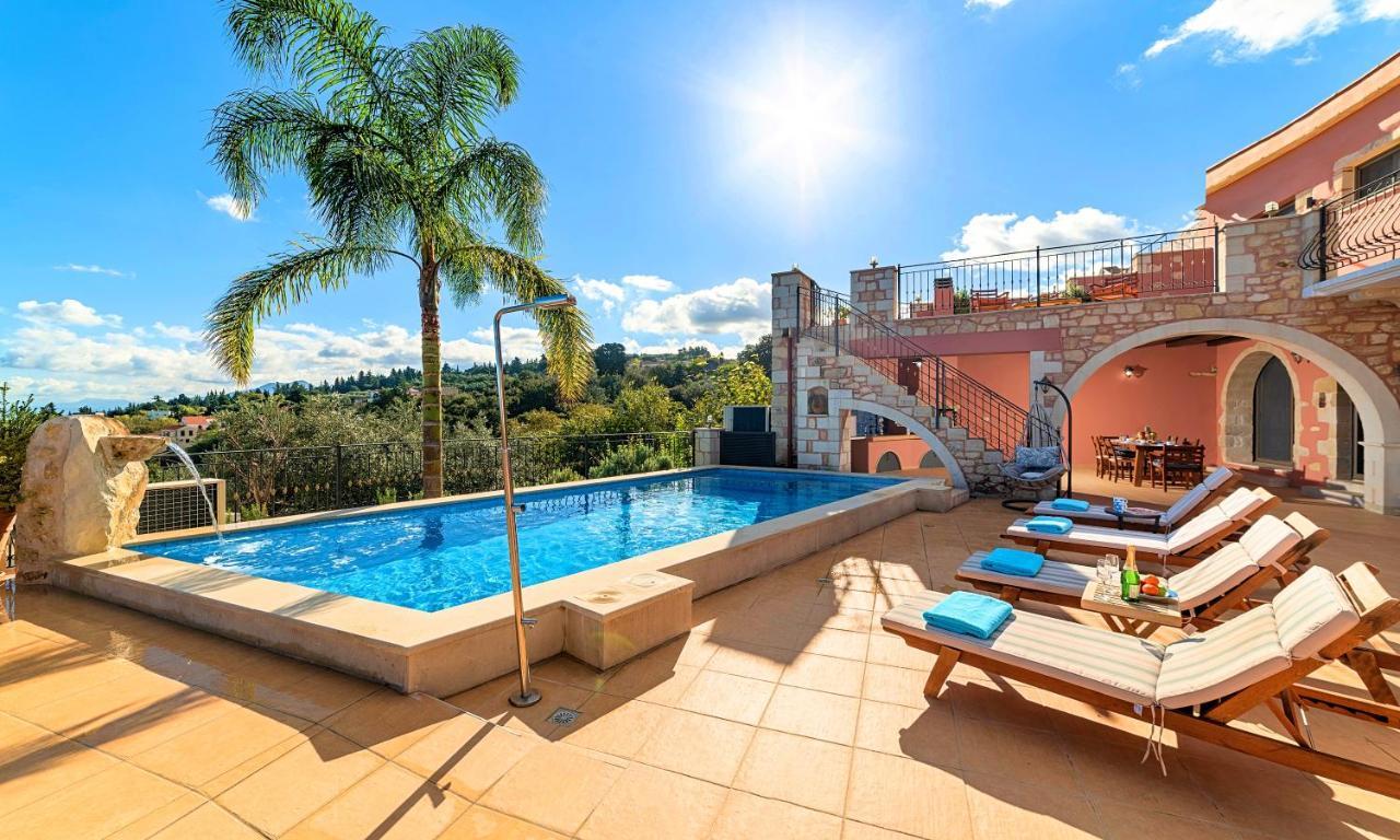 Steve Kois Villa Heated Pool Chania  Exterior photo